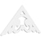 Ekena Millwork Pitch Preston Architectural Grade PVC Gable Pediment, 36"W x 18"H x 1"P (12/12) GPP036X018X100PRE - alternate 1